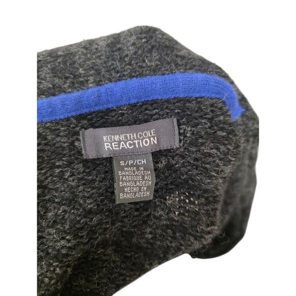 Kenneth Cole Reaction Gray Shawl Collar Cardigan – Men’s Small - Picture 2 of 5